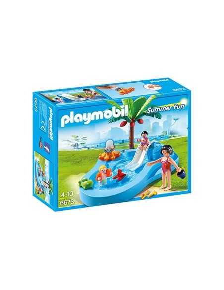 Piscinetta dei bimbi con scivolo PLA6673 Playmobil | Futurartshop.com