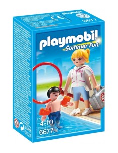playmobil bagnina con bimbo e braccioli PLA6677 Playmobil | Futurartshop.com