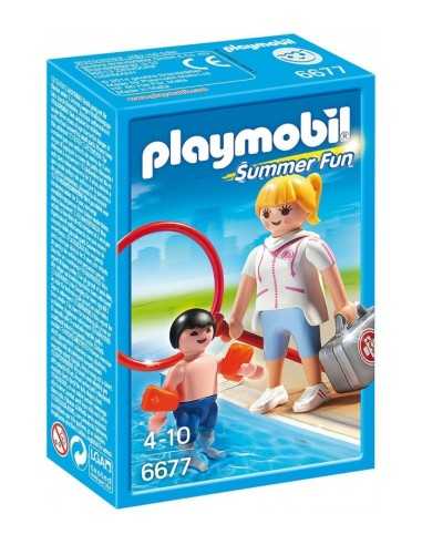 Playmobil lifeguard with bimbo and armrests PLA6677 Playmobil | Futurartshop.com