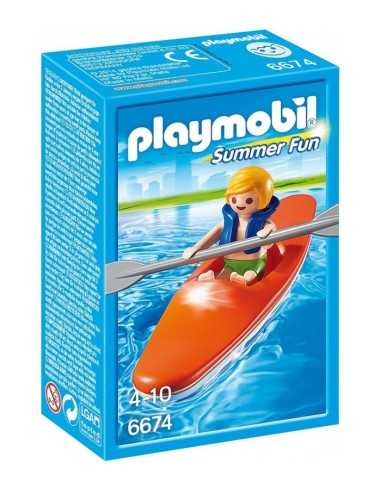 Playmobil guy with Canoe PLA6674 Playmobil | Futurartshop.com