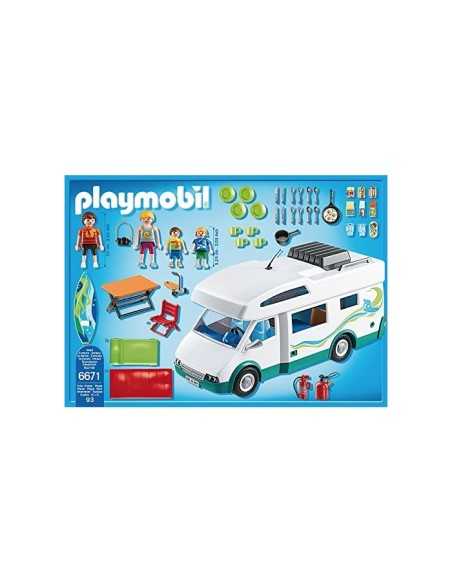 Playmobil camper of vacationers PLA6671 Playmobil | Futurartshop.com