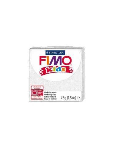 fimo dough kids white glitter 42gr LAG0003619 Staedtler | Futurartshop.com
