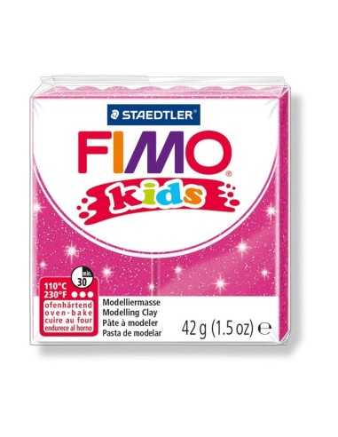 fimo stick kids Fuchsia glitter 262 42gr LAG0003622 Staedtler | Futurartshop.com