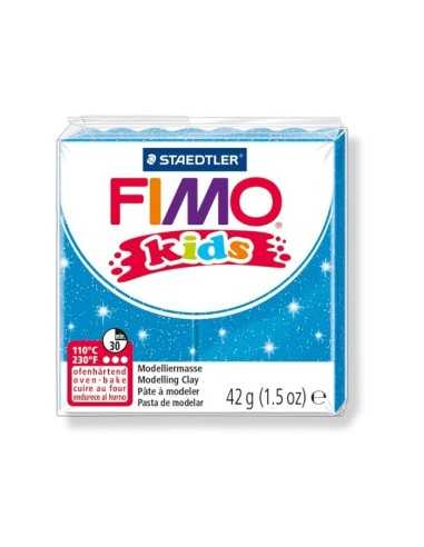 fimo dough kids blue glitter 42gr 312 LAG0003623 Staedtler | Futurartshop.com