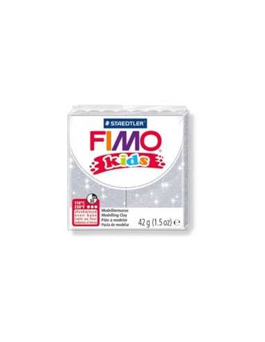 Fimo stick kids silver glitter 812 42gr. LAG0003624 Staedtler | Futurartshop.com