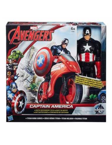 Avengers Titan Hero Super bike America Capitan. HASB0431EU40/B1492 Hasbro | Futurartshop.com