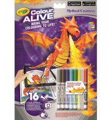 criaturas míticas álbum viva del color 95-1051 Crayola- Futurartshop.com