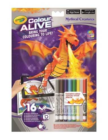 color alive album mythical creatures BIN95-1051 Crayola | Futurartshop.com