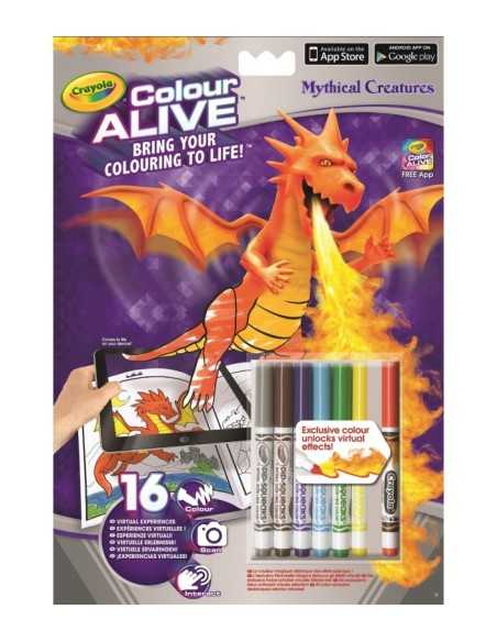 album color alive creature mitiche BIN95-1051 Crayola | Futurartshop.com