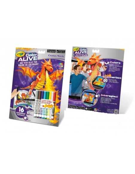 album color alive creature mitiche BIN95-1051 Crayola | Futurartshop.com