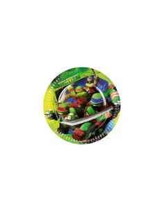 8 piatti 23 centimetri tartarughe ninja COMCMG552465 Como Giochi  | Futurartshop.com