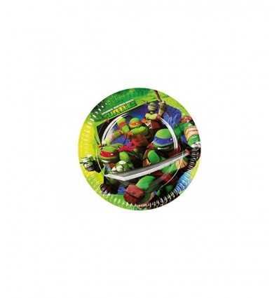 23 cm dishes 8 Teenage Mutant ninja turtles CMG552465 Como Giochi - Futurartshop.com