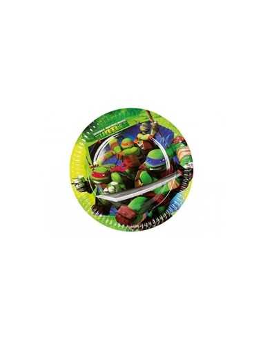 8 piatti 23 centimetri tartarughe ninja COMCMG552465 Como Giochi  | Futurartshop.com