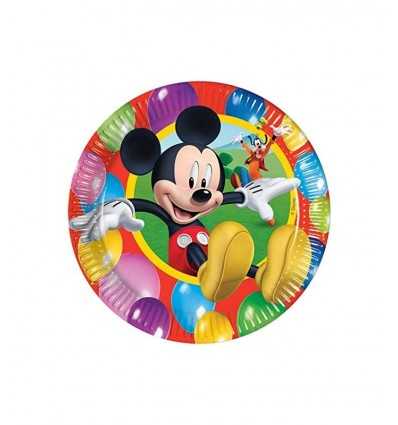 10 20 cm plates Mickey Mouse 4062470B New Bama Party- Futurartshop.com