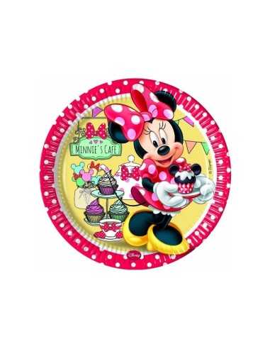 8 piatti 23 centimetri minnie cafè GIP4122333B New Bama Party | Futurartshop.com