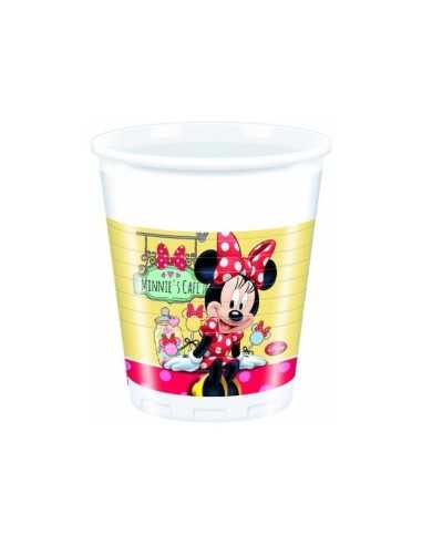 8 bicchieri di plastica 200 millimetri minnie cafè GIP20-23377 New Bama Party | Futurartshop.com