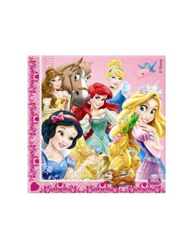 33x33 napkins 20 cm disney princesses GIP4091960 New Bama Party | Futurartshop.com
