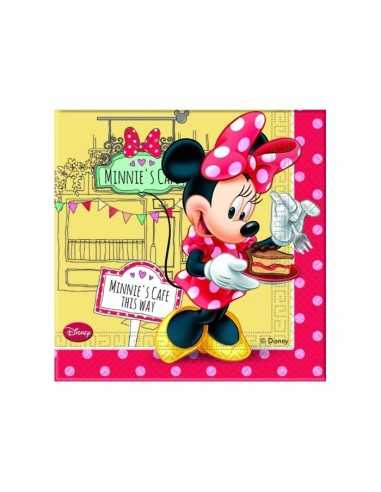 20 tovaglioli 33x33 centimetri minnie cafè GIP5032350 New Bama Party | Futurartshop.com