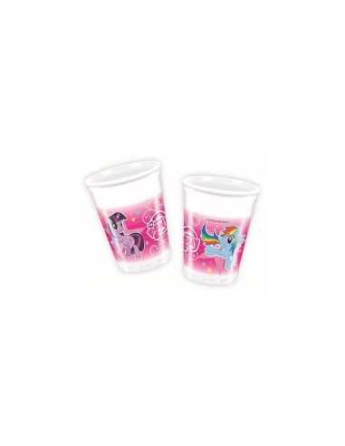8 bicchieri My little pony sparkle GIP5033007A Hasbro | Futurartshop.com