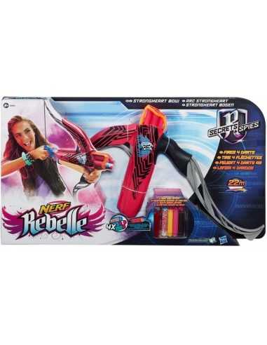 Nerf Rebelle Strongheart Arco fuxia con 4 dardi HASB0862EU40/B0864 Hasbro | Futurartshop.com