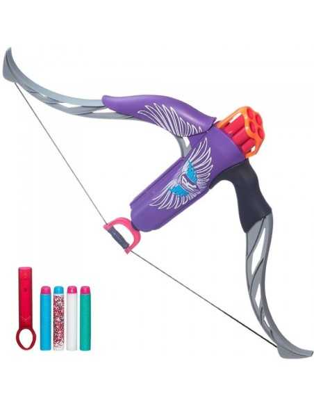 Nerf Rebelle Strongheart Arco Lilla con 4 dardi HASB0862EU40/B0863 Hasbro | Futurartshop.com