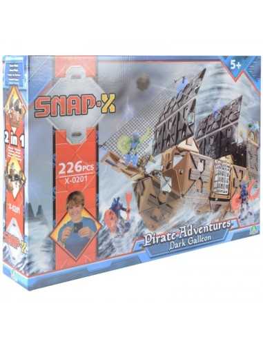 Pirate Ship Snap-X Dark Galleon 2131760338299 Giochi Preziosi | Futurartshop.com