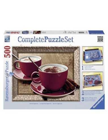 complete set puzzle 500 pieces per hour of cappuccino RAV14892 Ravensburger | Futurartshop.com