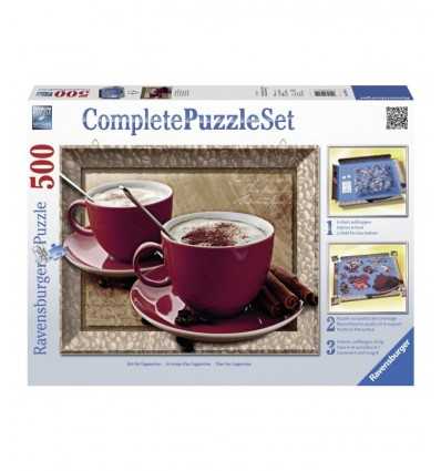 puzzle complete set 500 pezzi l'ora del cappuccino 14892 Ravensburger-Futurartshop.com
