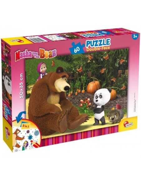 puzzle double face masha e orso 60 pezzi FUT0003684 Lisciani | Futurartshop.com