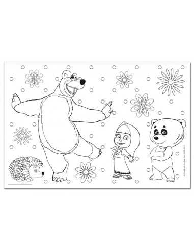 double-faced puzzle masha and the bear 60 pieces FUT0003684 Lisciani | Futurartshop.com