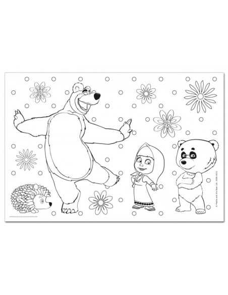 double-faced puzzle masha and the bear 60 pieces FUT0003684 Lisciani | Futurartshop.com