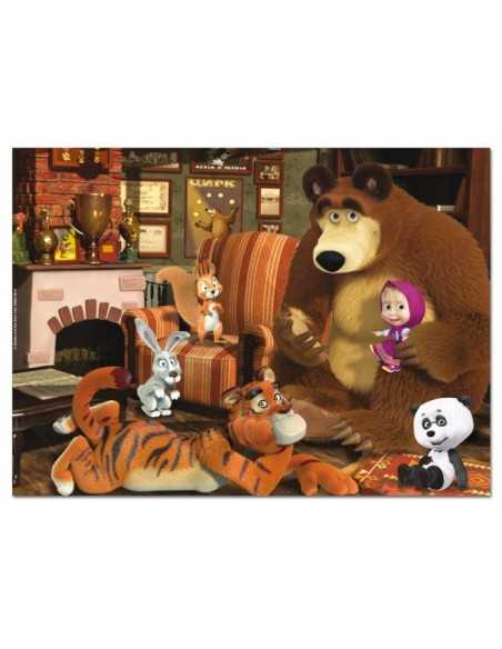 puzzle double face masha e orso 48 pezzi FUT0003682 Lisciani | Futurartshop.com