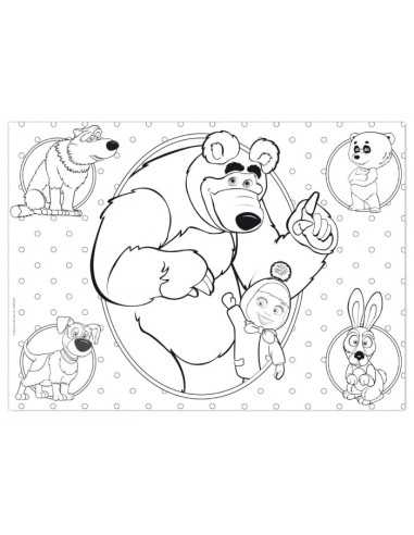 puzzle double face masha e orso 48 pezzi FUT0003682 Lisciani | Futurartshop.com