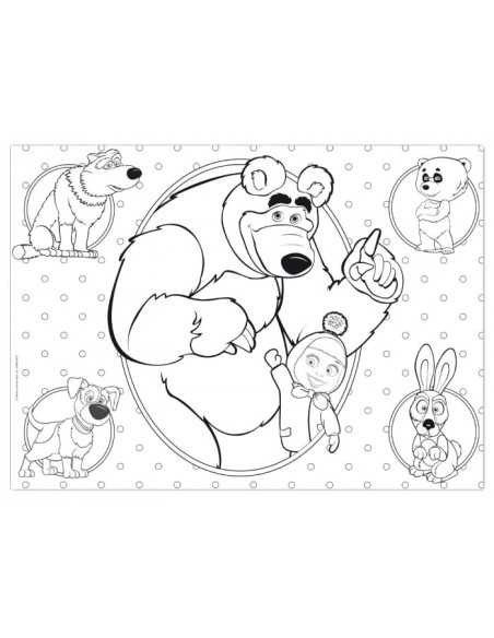 puzzle double face masha e orso 48 pezzi FUT0003682 Lisciani | Futurartshop.com
