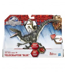 Jurassic World Velociraptor Dinosaurier blau B1633EU40/B1634 Hasbro- Futurartshop.com