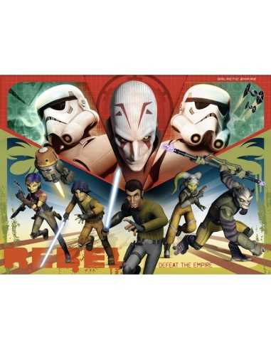 puzzle star wars rebels eroi 100 pezzi RAV10563 Ravensburger | Futurartshop.com