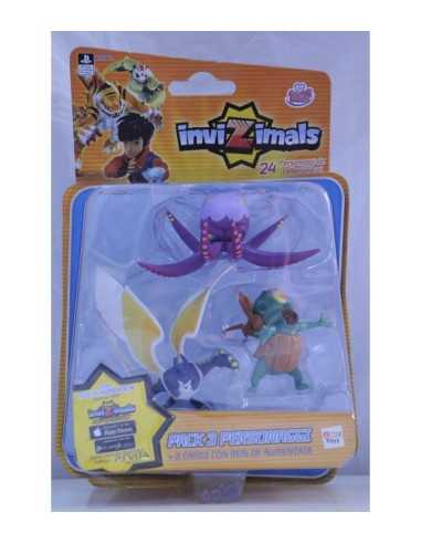 Invizimals blister with 3 characters Kraken uberjsackal cyclops MAGGG-00166/KRA Grandi giochi | Futurartshop.com