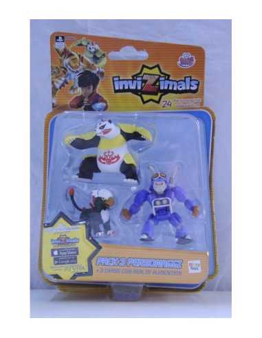 Invizimals Blister with 3 characters Xiong Mao Gryphon Truktor MAGGG-00166/XIO Grandi giochi | Futurartshop.com