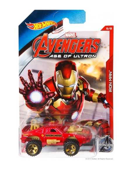 Hot Wheels auto character Iron man MATCGB81/CGB87 Mattel | Futurartshop.com