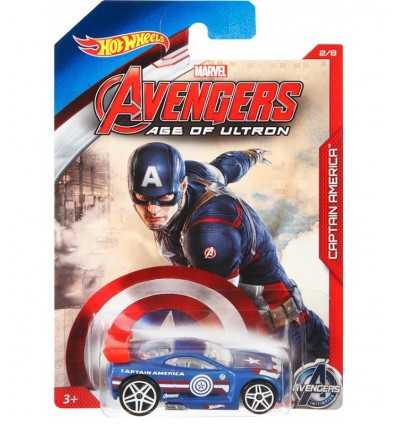 Hot Wheels auto character Captain America CGB81/CGB83 Mattel- Futurartshop.com