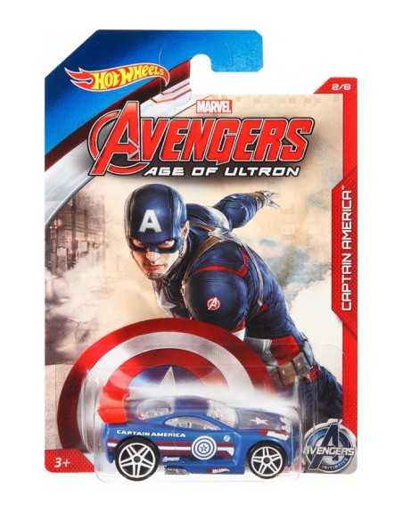 Hot Wheels auto personaggio Captain America MATCGB81/CGB83 Mattel | Futurartshop.com