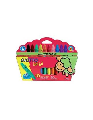 confezione 10 pastelli a cera giotto bebè FIL466800 Fila | Futurartshop.com