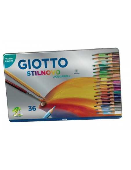 Confezione di metallo con 36 pastelli giotto Stilnovo acquerello 2056813818200 Fila | Futurartshop.com