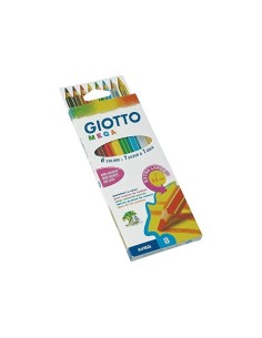 Giotto crayons 8 Mega bits 175207 Fila | Futurartshop.com