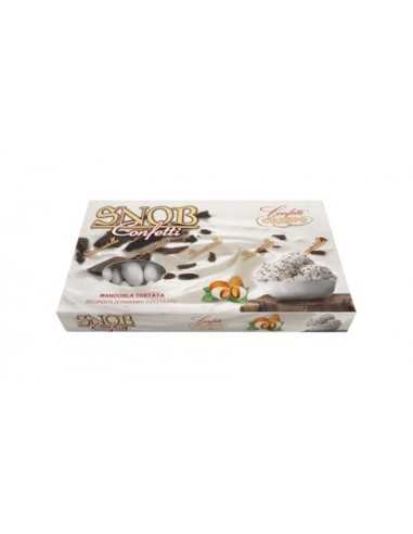 Confetti Snob stracciatella mandorla tostata ricoperta di cioccolato al latte Gr 500 2027992130131 Confetti Crispo | Futurart...