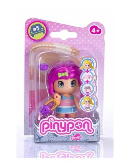 Pinypon-Doll hair lilac with purse FAM700012048/T18768 Famosa | Futurartshop.com