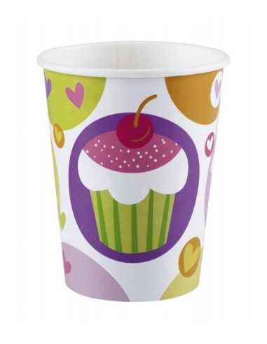 confezione 8 bicchieri cupcake SIAFBM997211 Anagram | Futurartshop.com