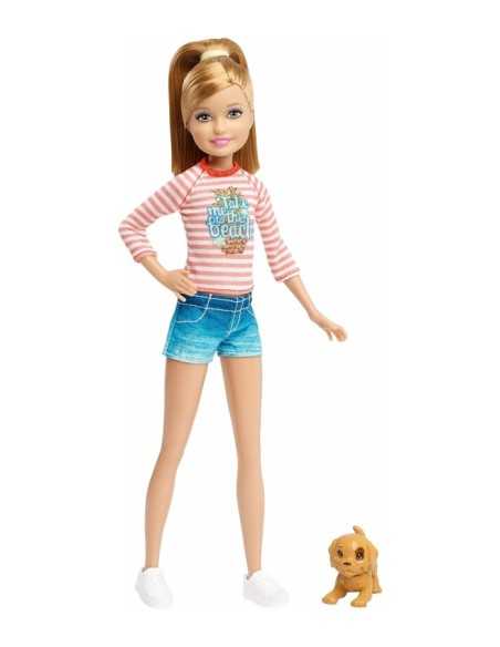 Barbie's little sister with beige puppy Mattel Futurartshop - Main Image