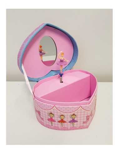 Cofanetto con carillon a cuore decorazione ballerina MAG431604 Grandi giochi | Futurartshop.com