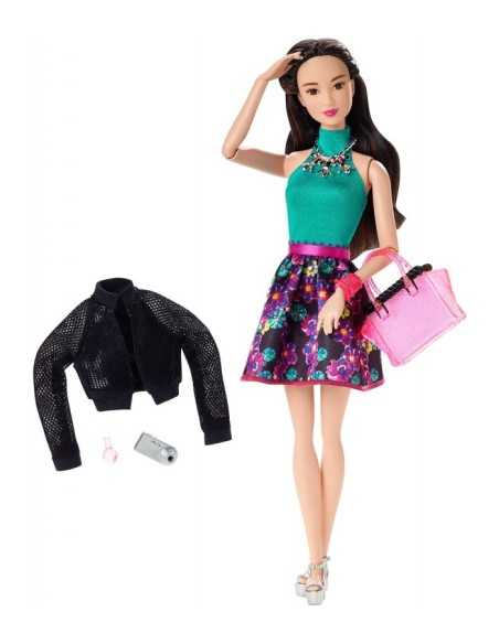 Barbie Friends Top verde con gonna a fiori MATCLL33/CLL36 Mattel | Futurartshop.com